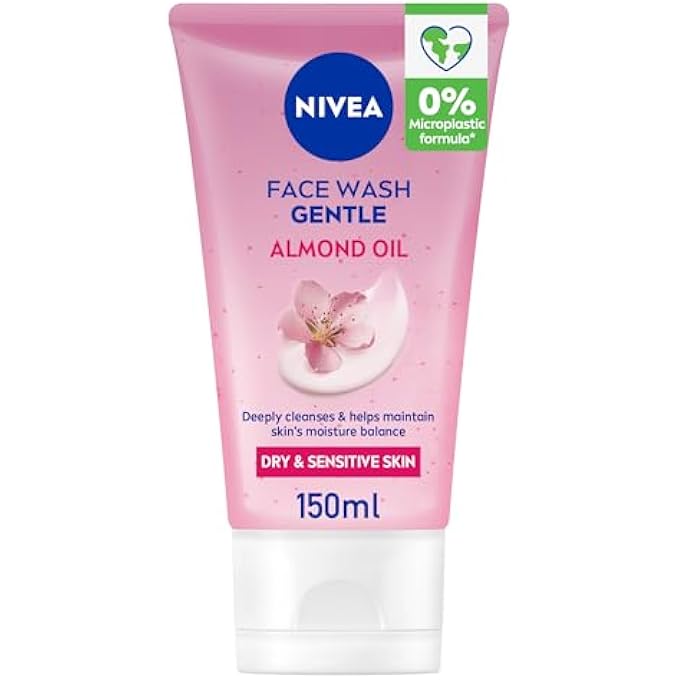 Nivea FACE WASH CLEANSER, GENTLE CLEANSING, DRY SKIN, 150ML - Image 1